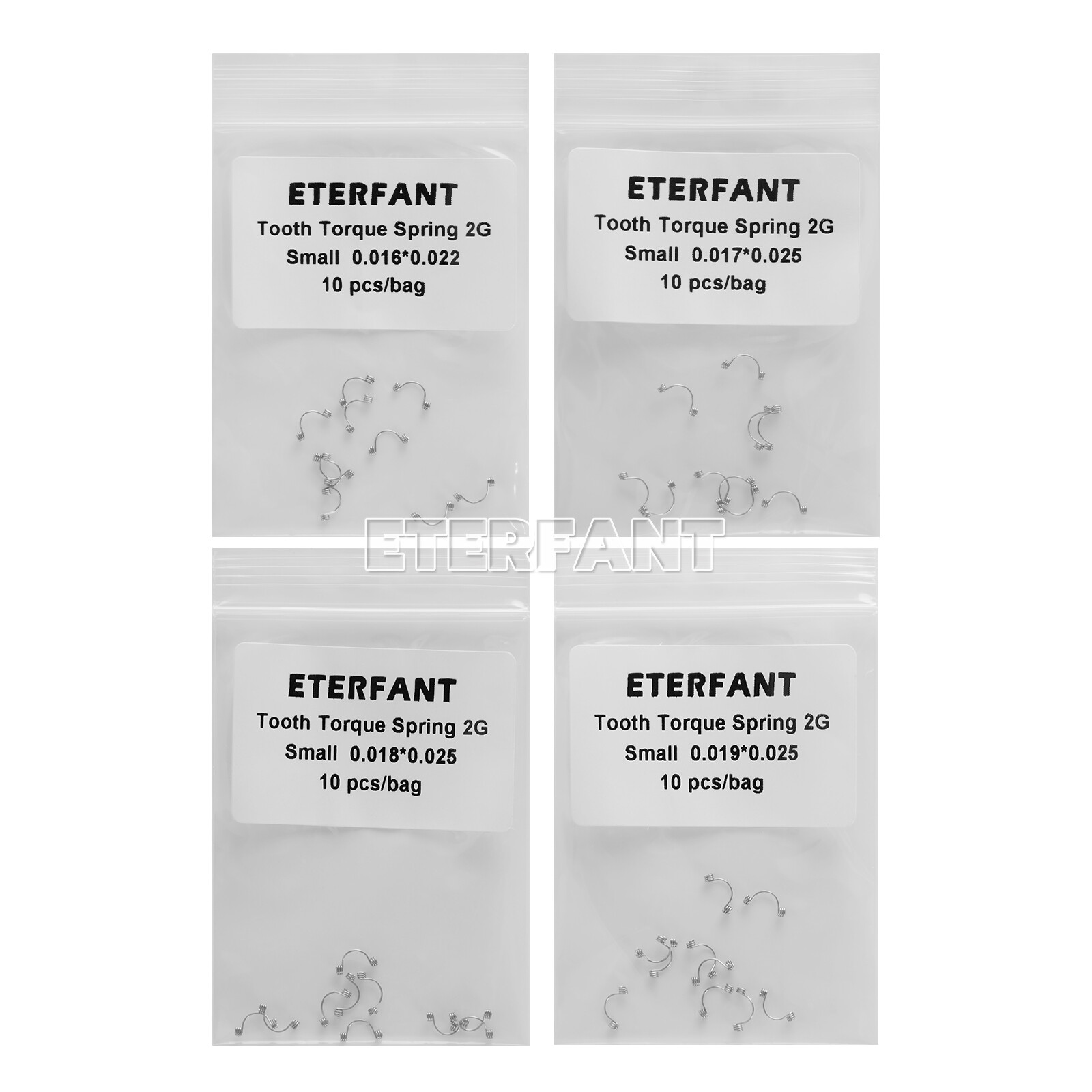 10Pc/Pack ETERFANT Dental Ortho Anterior Teeth Torque Springs Small/Medium/Large