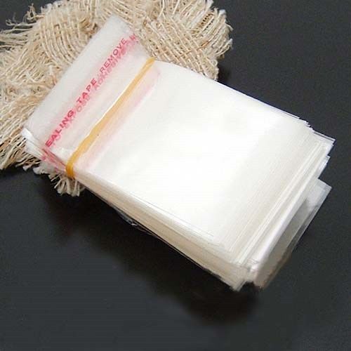 1000PCS Wholesale Lots Self Adhesive Seal Plastic Bags 3x7cm