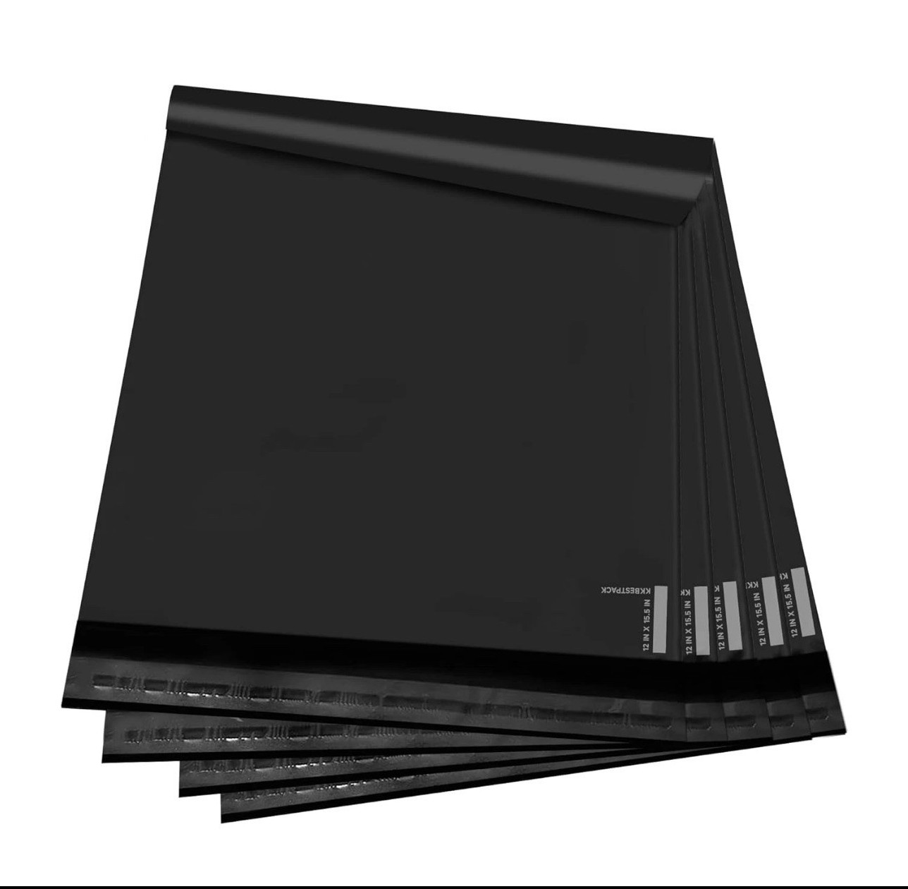 KKBESTPACK POLY MAILERS Poly Mailers 10 in x 13 in Black 800 Pack