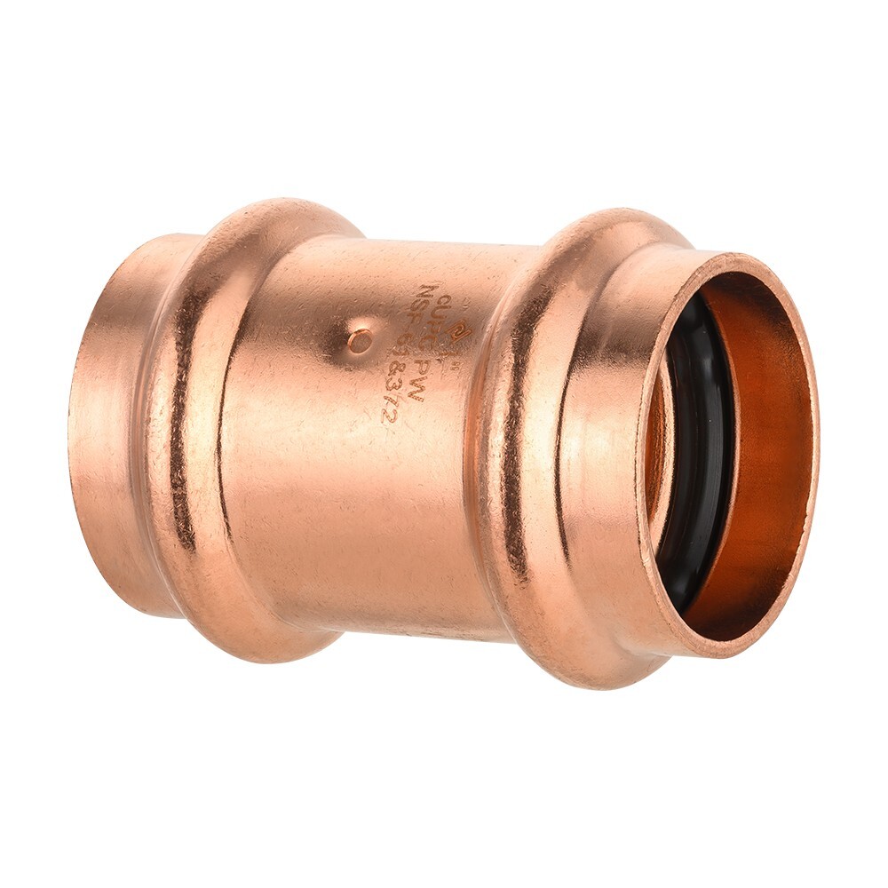 5 PCS EFIELD 1-inch Press Fit Straight Coupling Fitting, Lead Free