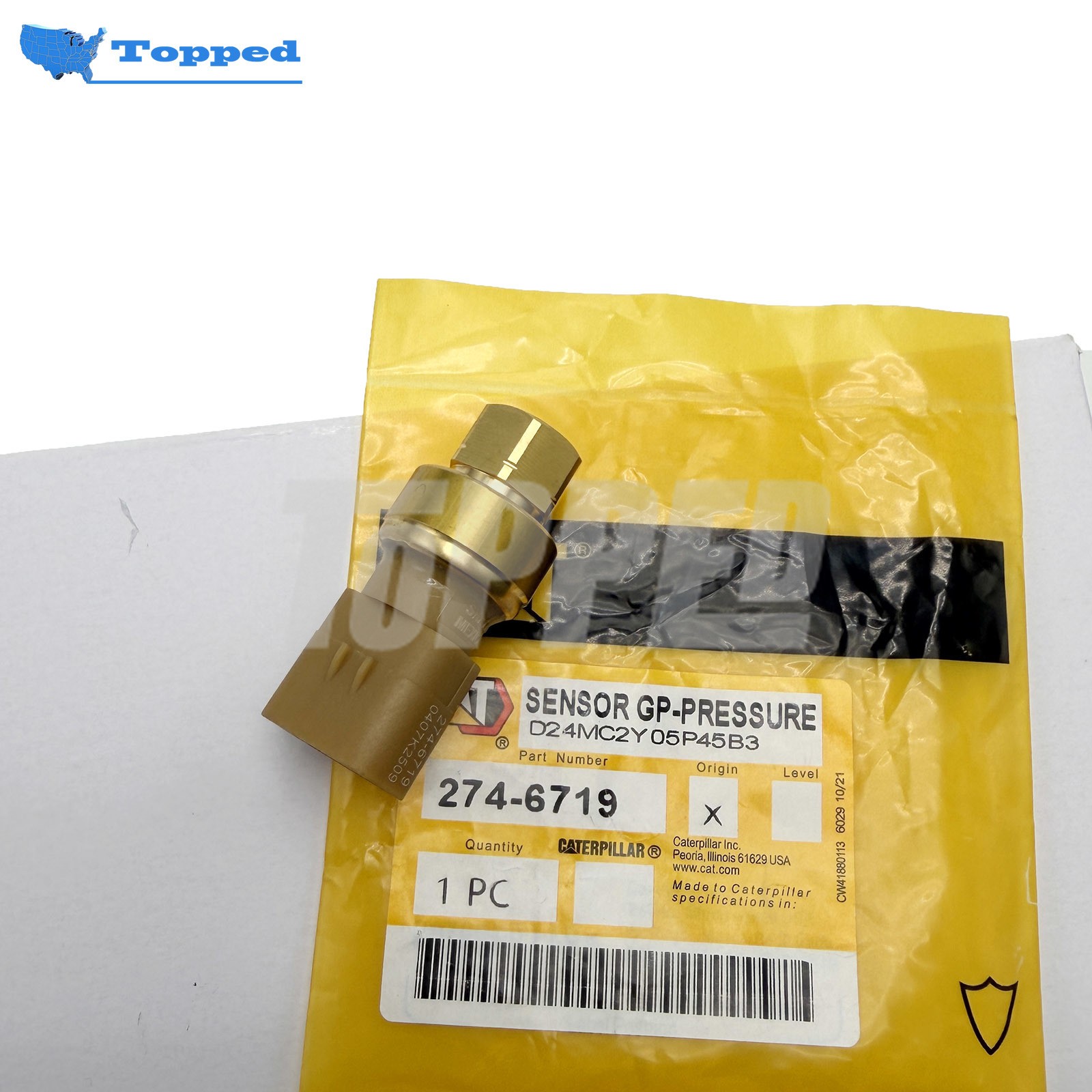 New Pressure Sensor 274-6719 for Caterpillar 2746719