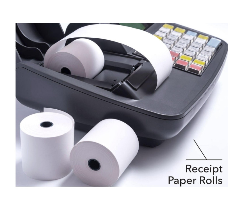Thermal Paper Rolls 3 1/8″ x 230ft – Pack of 50, Fits Most Receipt Printers
