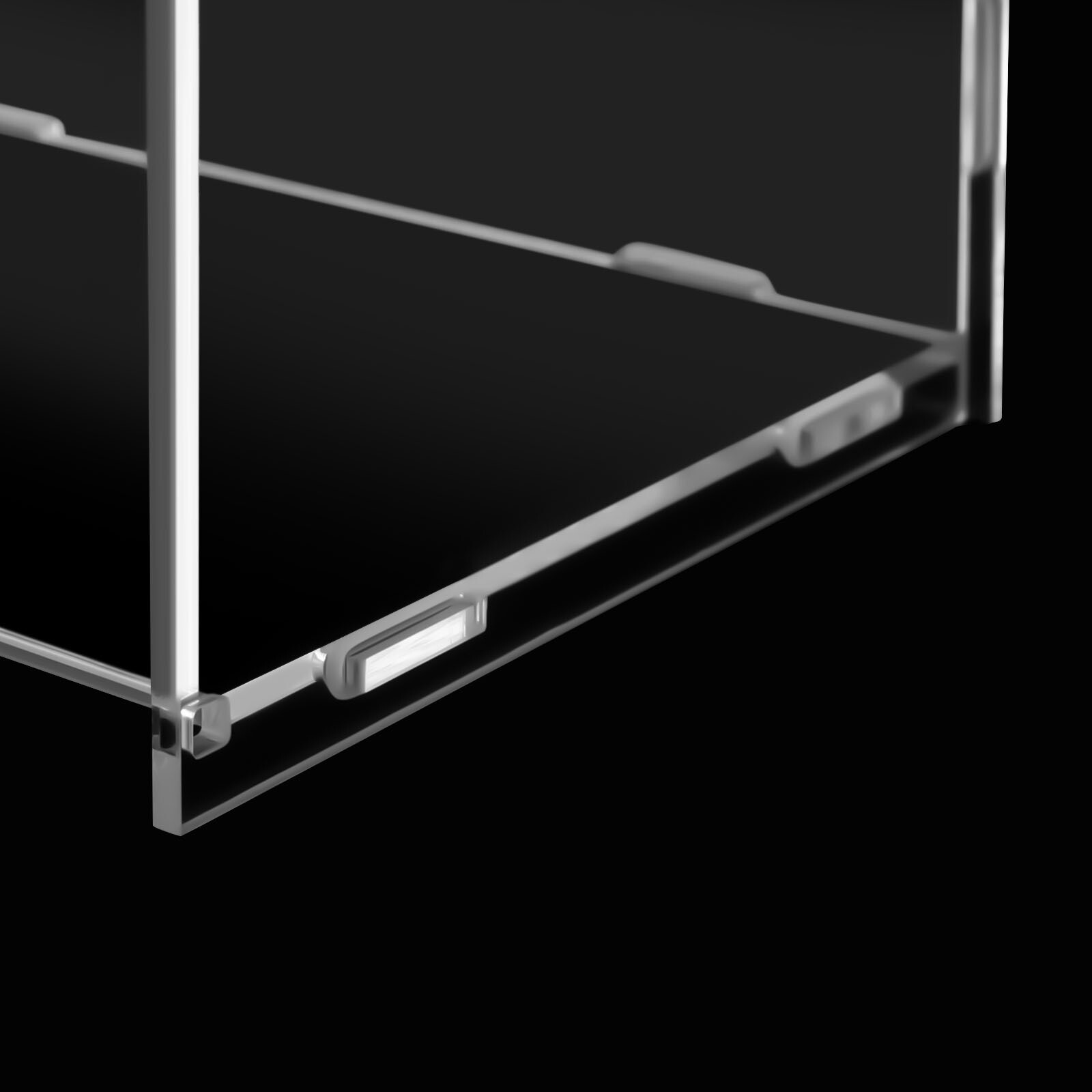 5-Tier Acrylic Display Case Bakery Pastry Countertop Showcase 18.7*8.46*24.4in