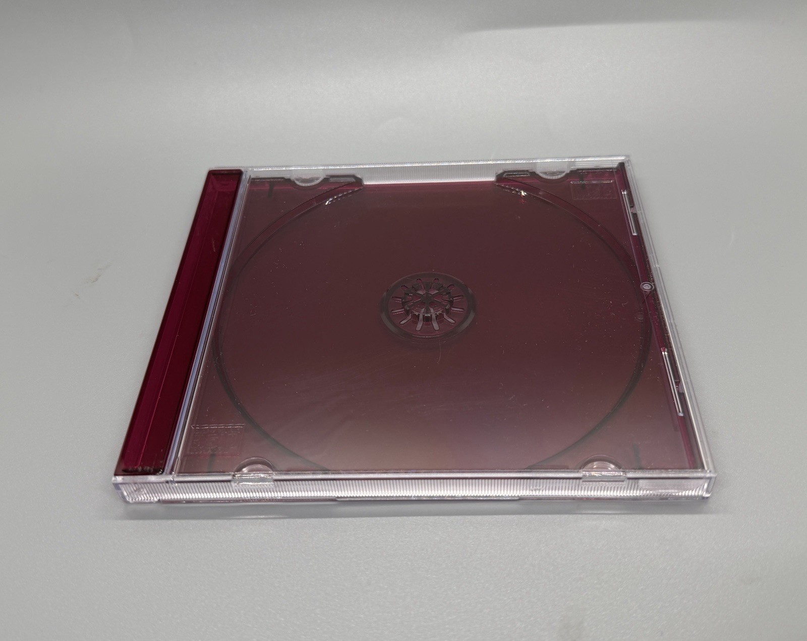 10 PCS NEW Rare 10.4mm Single CD Jewel Cases, Ruby Tray, Made in USA