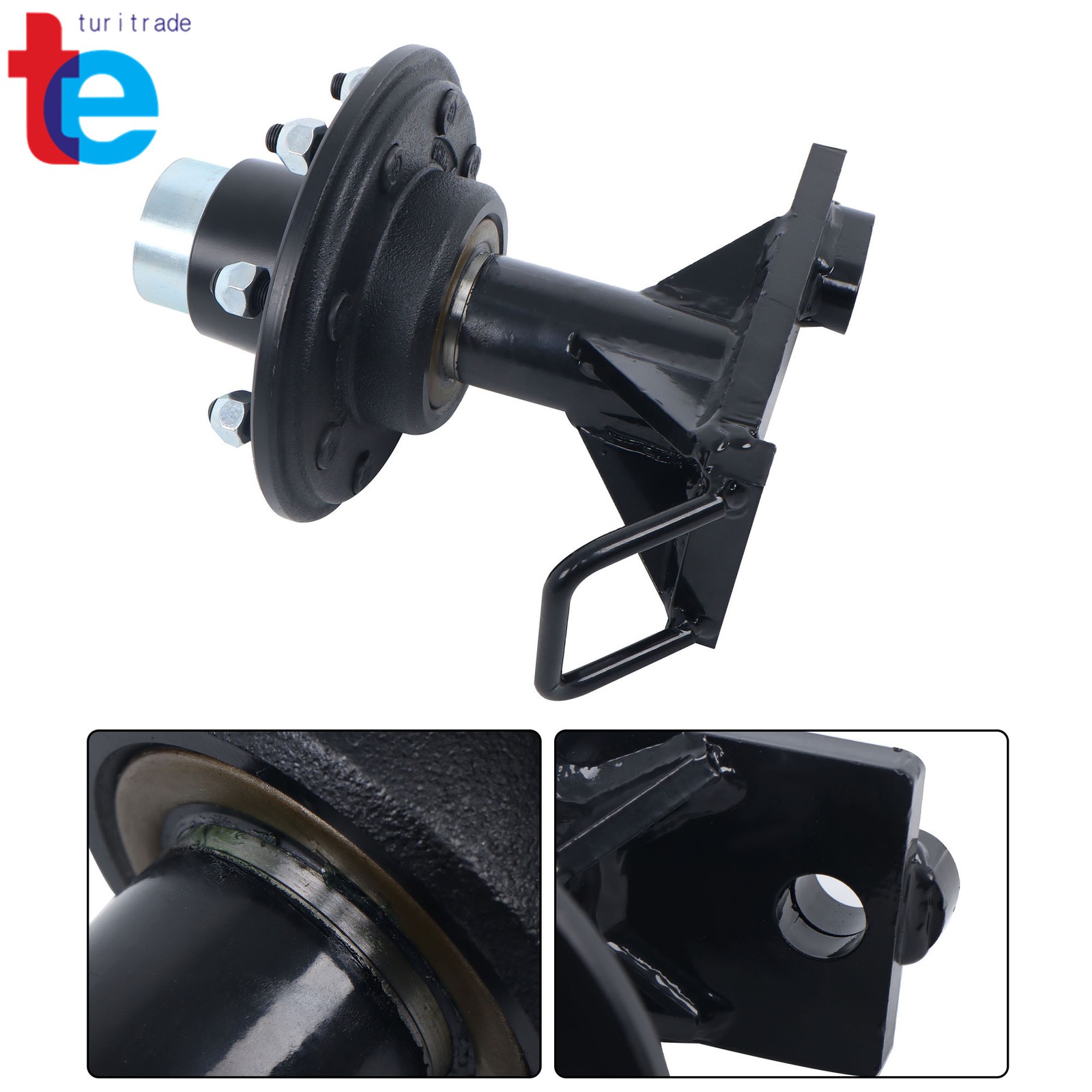 Bolt-On Spindle Kit Shipping Container Wheels with Handle 8×6.5 Lug