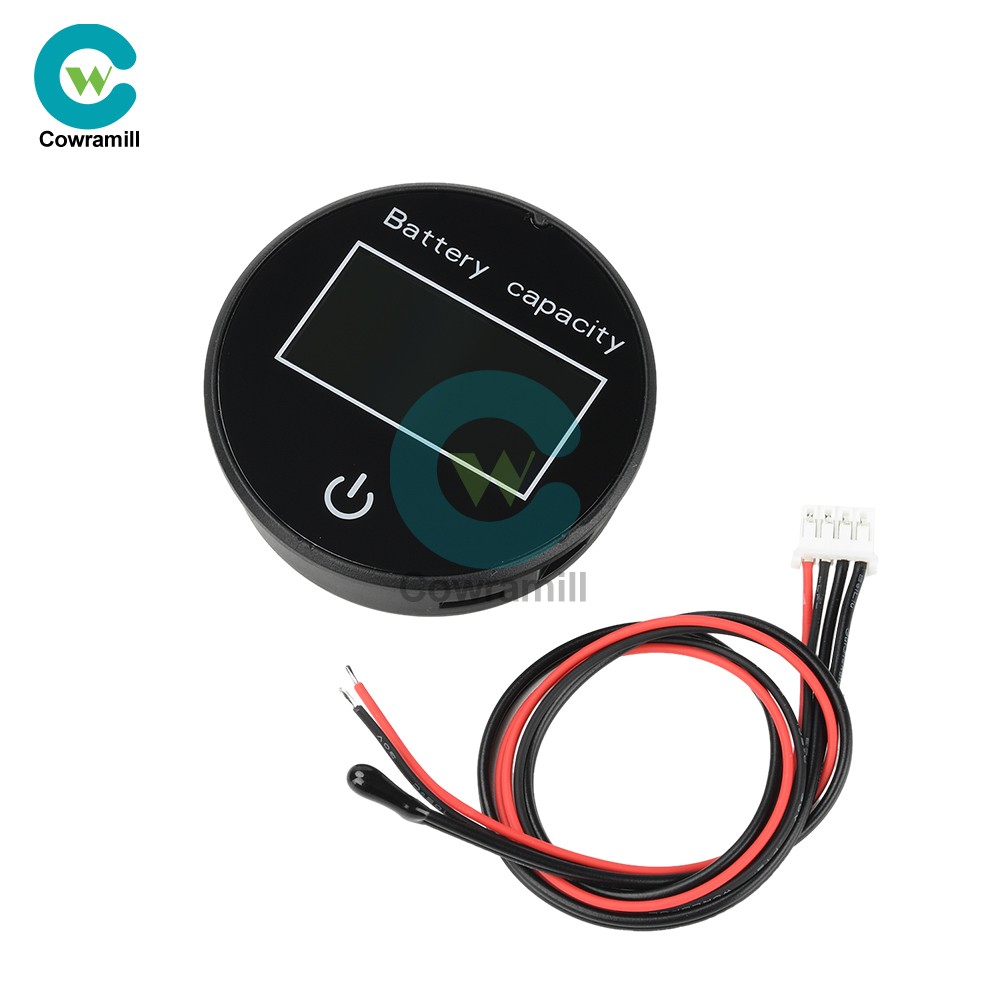 LCD Digital Battery Level Indicator Voltage Power Percentage Temperature Display