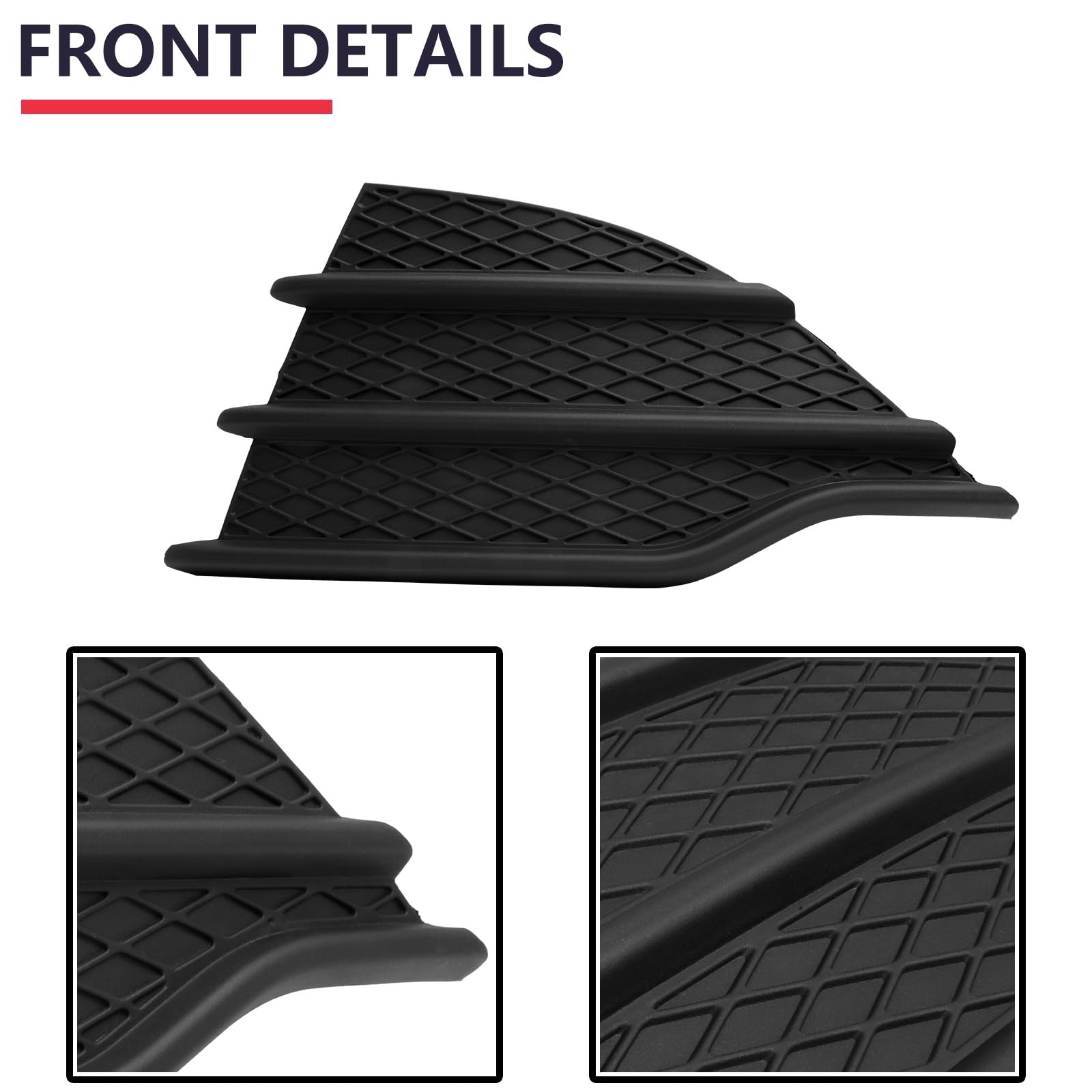 Front Lower Bumper Cover Insert Fog Lamp Trim Driver LH 2013-2016 Ford Escape