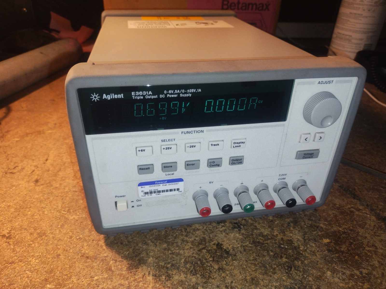 KEYSIGHT TECHNOLOGIES E3631A Power Supply – Used