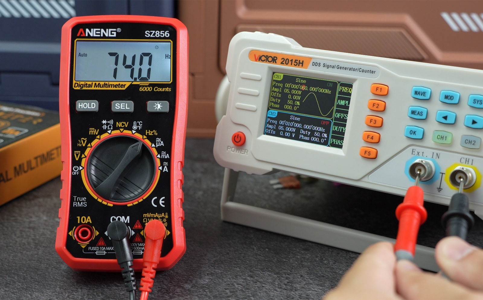 ANENG Digital Multimeter True RMS 6000 Counts Auto Ranging AC DC Voltage Tester