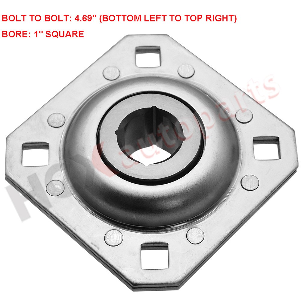 Harrow Flange Disc Bearing 1″ Square for FD208R1 ST208-1N Farming Applications