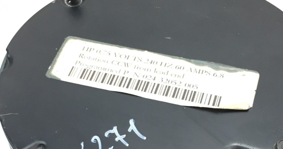 GE ECM2.3 DG02 Module Only 024-32052-005 0.75HP 240V 6.8 Amps CCW LE used #W271