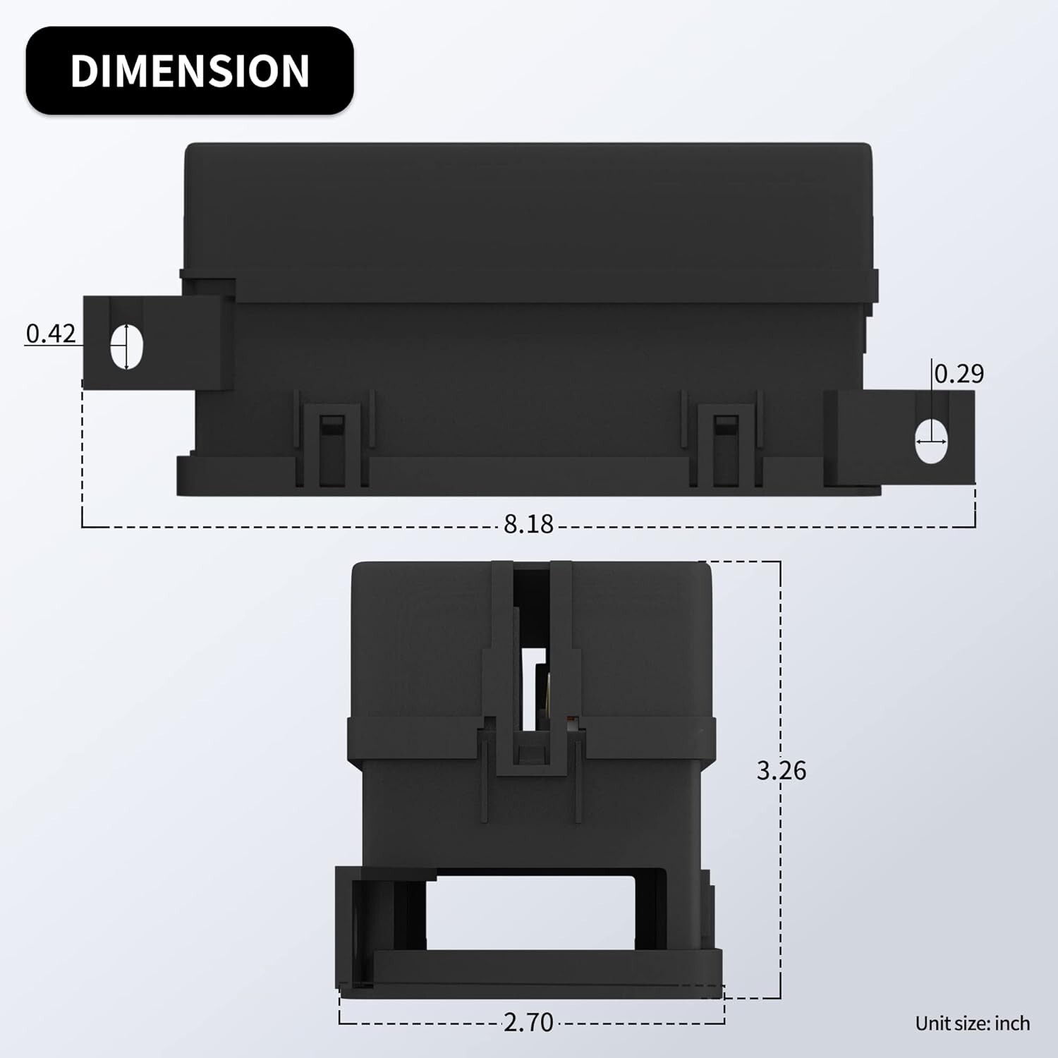 Heavy-Duty Pre-Wired 12V Fuse and Relay Box for Marine & Automotive Applications