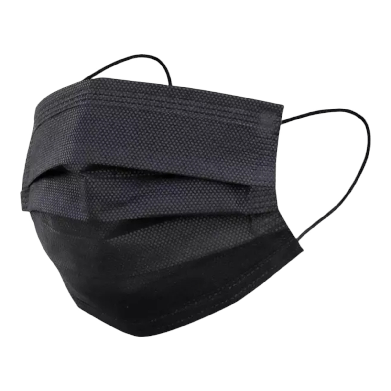100 PCS Disposable Face Mask Non Medical Surgical 3 Ply Ear loop Black Masks USA