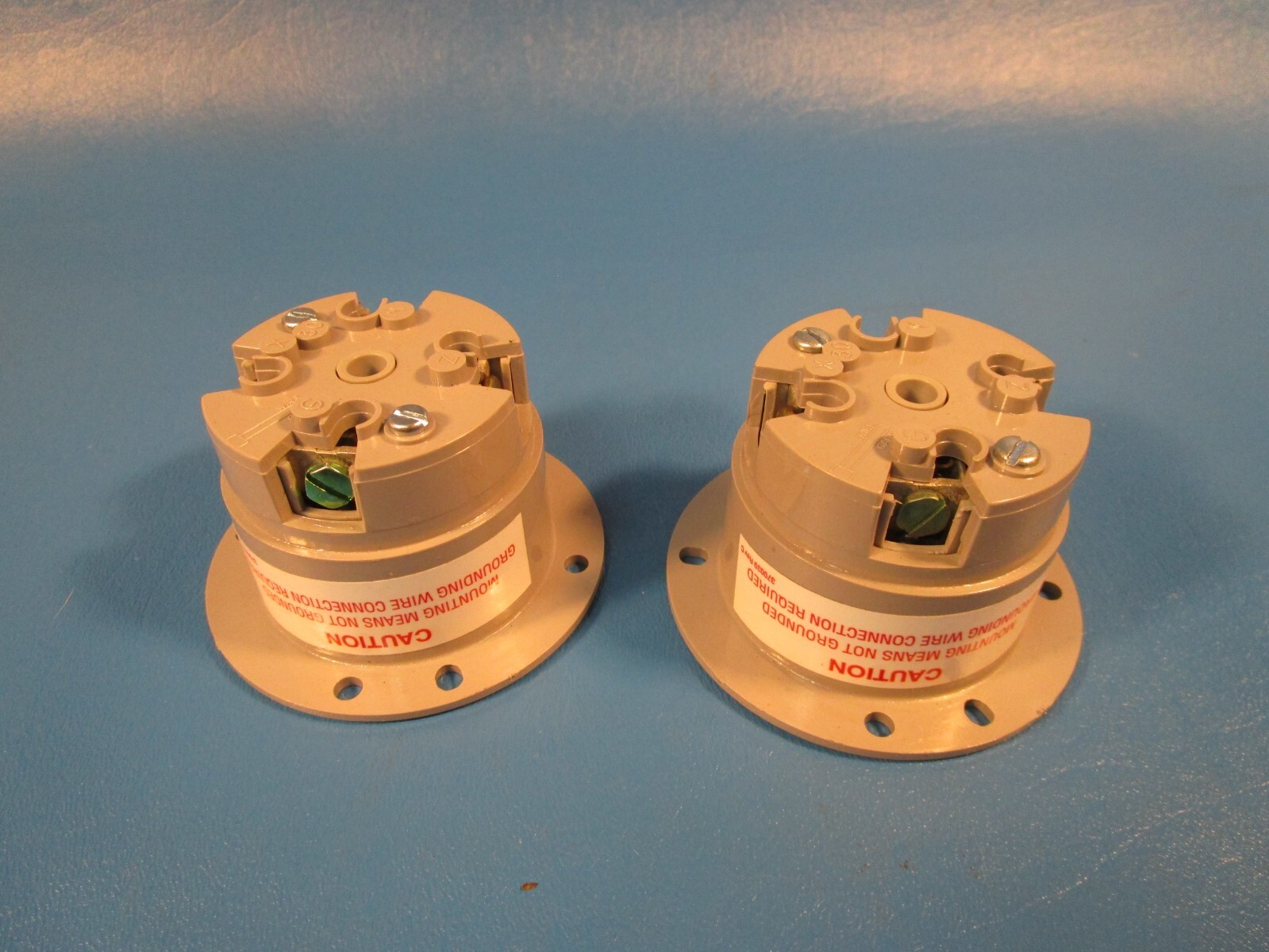 LOT OF 2 P &S NEMA L16-30, PLUG, 30A-480V-30, FLANGED INLET MALE PLUG
