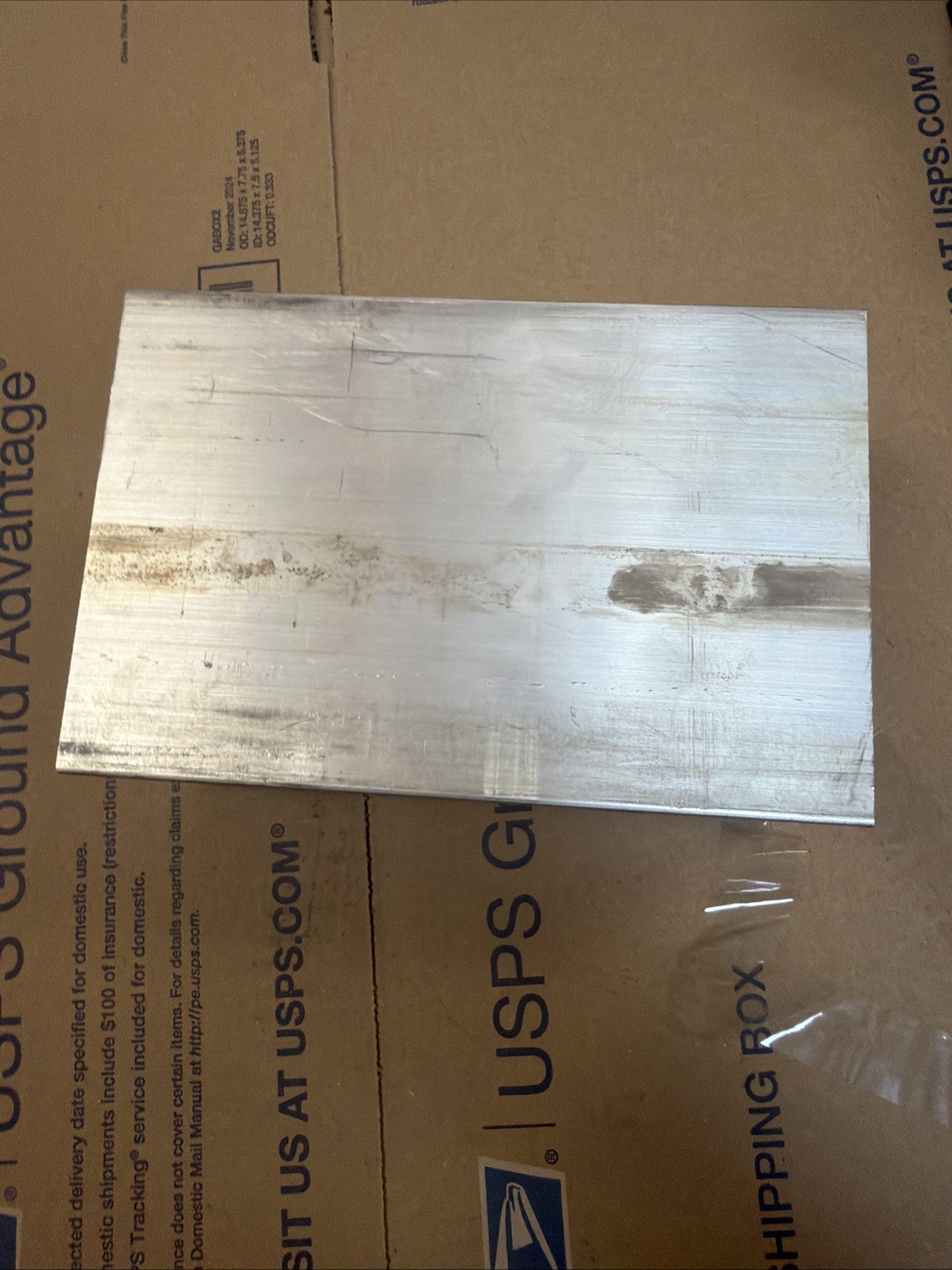Aluminum Block Billet 6” x 4” x 3” – 7.2 lb Solid Machining Stock