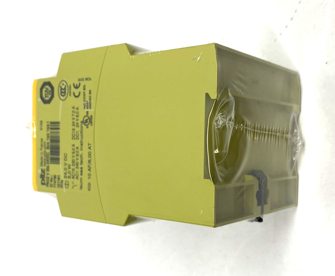 Pilz PNOZ V 30s 24VDC 3n/o 1n/c 1n/o t Standalone Safety Relay 1/2-Chann. 774790