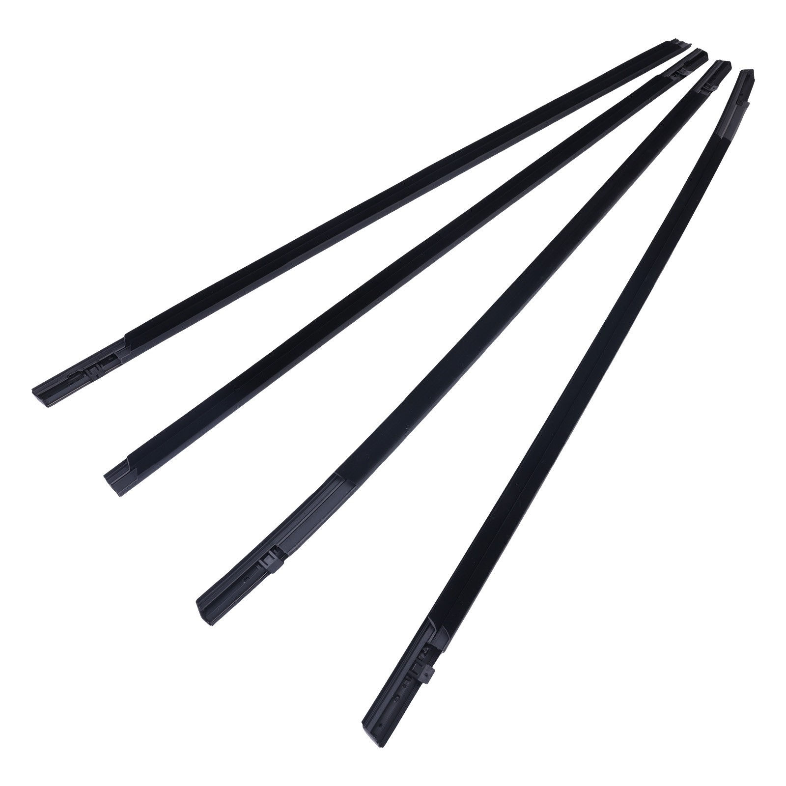 4Pcs For 2016-2021 Honda Civic Sedan Window Weatherstrip Moulding Seal Belt New