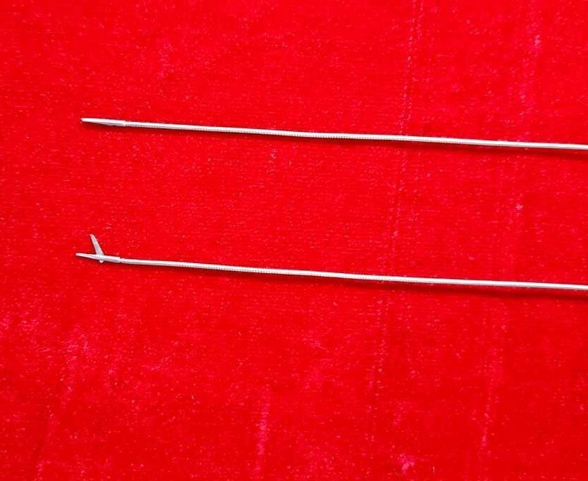 2pc – Hysteroscopy Flexible Scissor 4FR 40CM Reusable Surgical Instruments