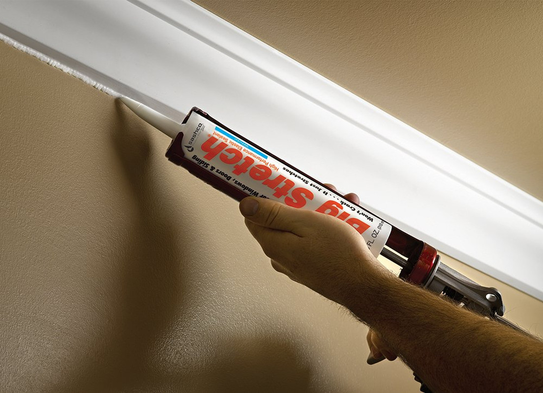 10008 Big Stretch Caulk Dark Brown 10.5-ounce