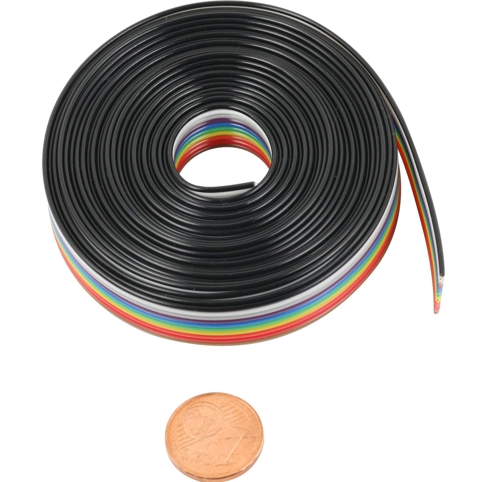 risingsaplings 10P 9.8FT 3 Meters 10 Wire Colorful (9.8FT), Rainbow