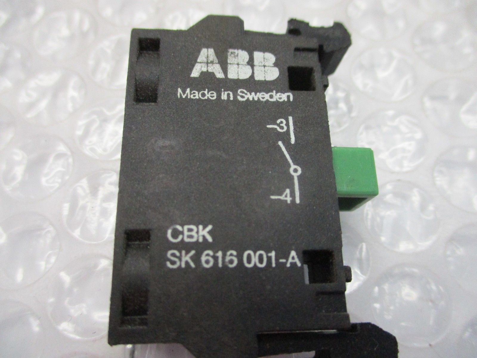 ABB CBK-SK 616 001-A CONTACT BLOCK NSNP