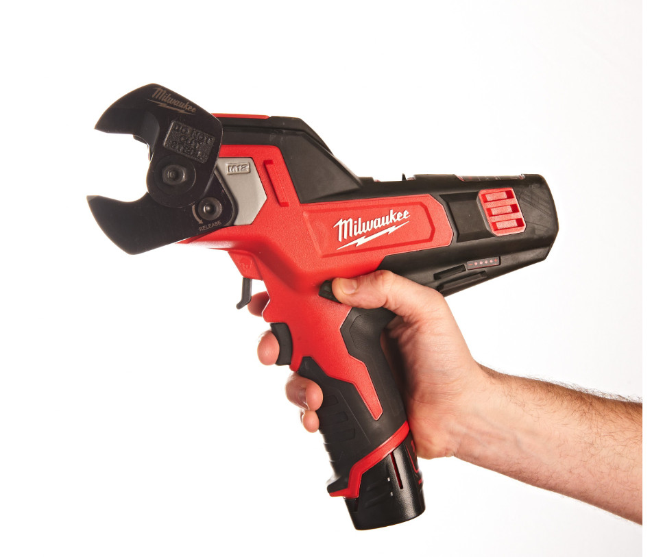 Milwaukee M12 CC-402C Cable Cutter Kit 2x 4.0Ah Batteries Charger Case 12V