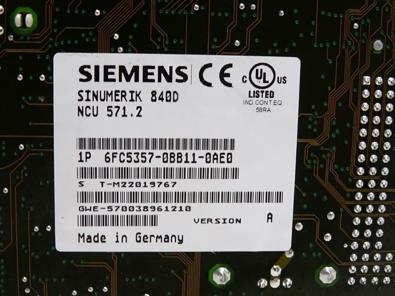 Siemens SINUMERIK 840D/DE NCU 6FC5357-0BB35-0AA0 Used tested 1 Years Warranty