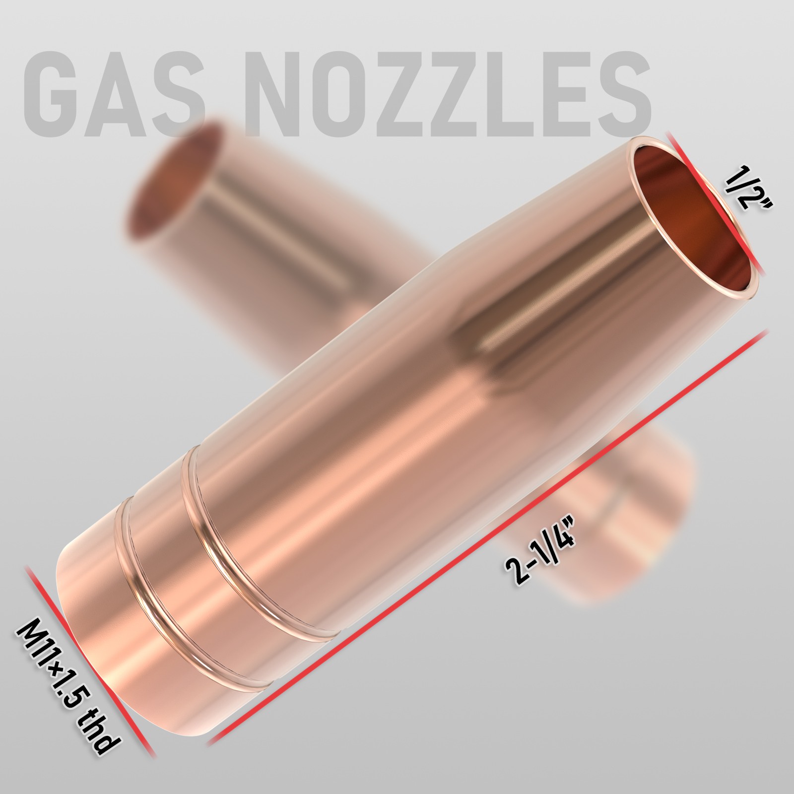 MIG Welding Gun Kit .030″ Tip-Nozzle-Diffuser for Lincoln Magnum 100L