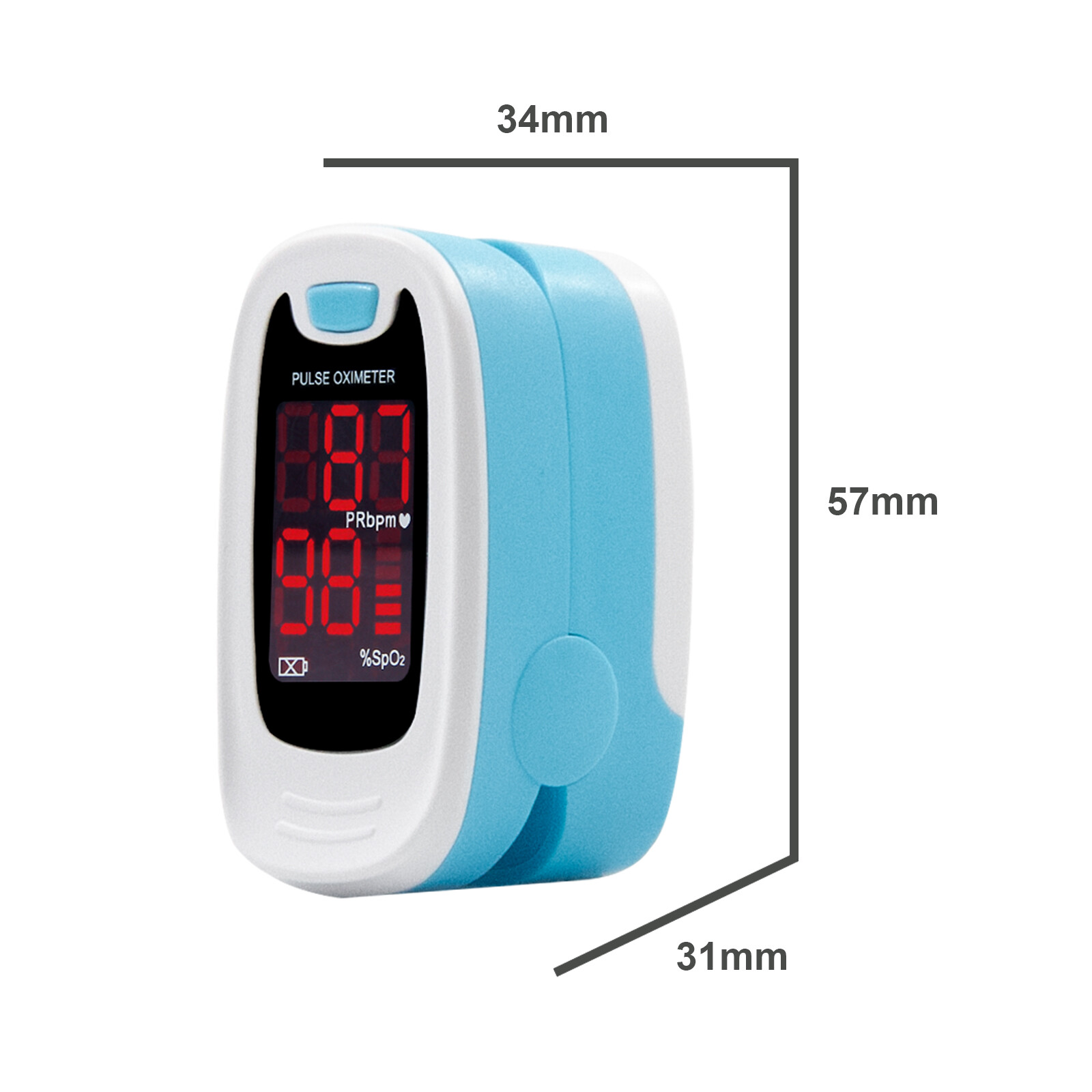 USA Fingertip Pulse Oximeter Blood Oxygen Saturation Heart Pulse SPO2 Monitor O2
