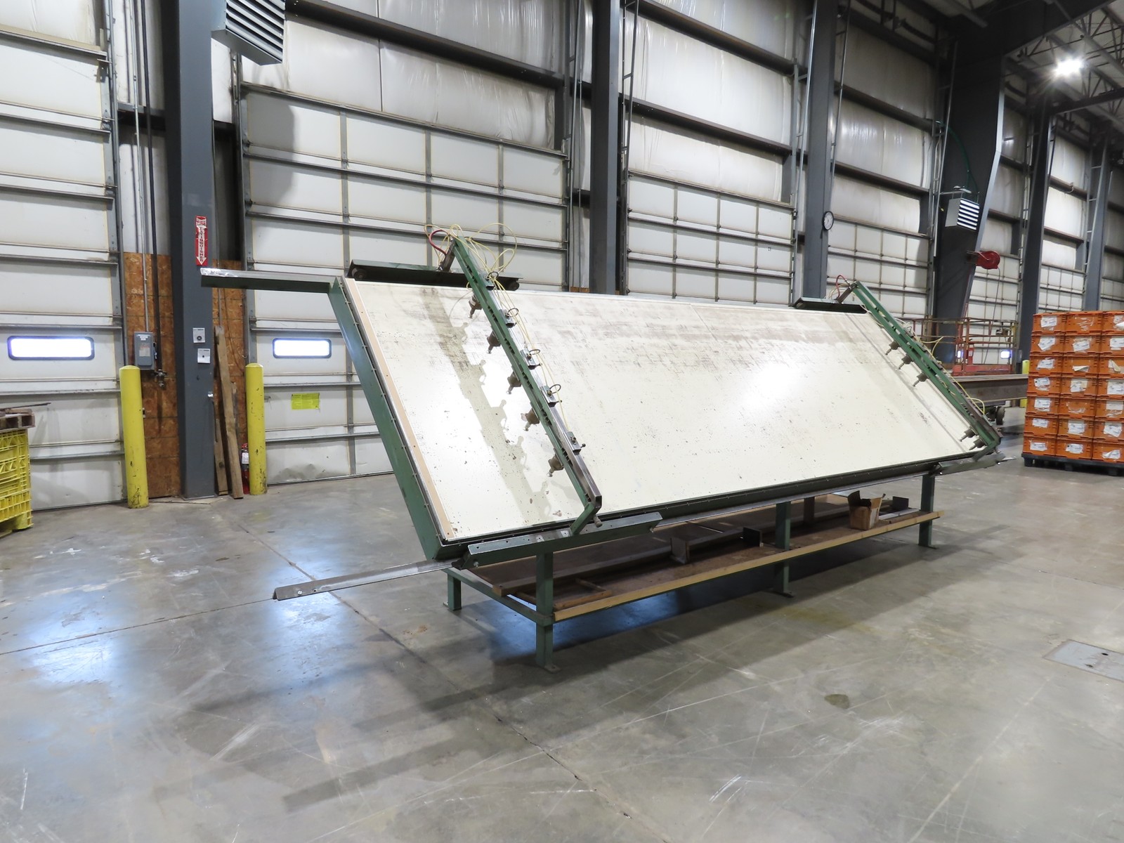 5’x 16′ Face Frame Assembly Table Pneumatic Dual Clamp Steel Frame