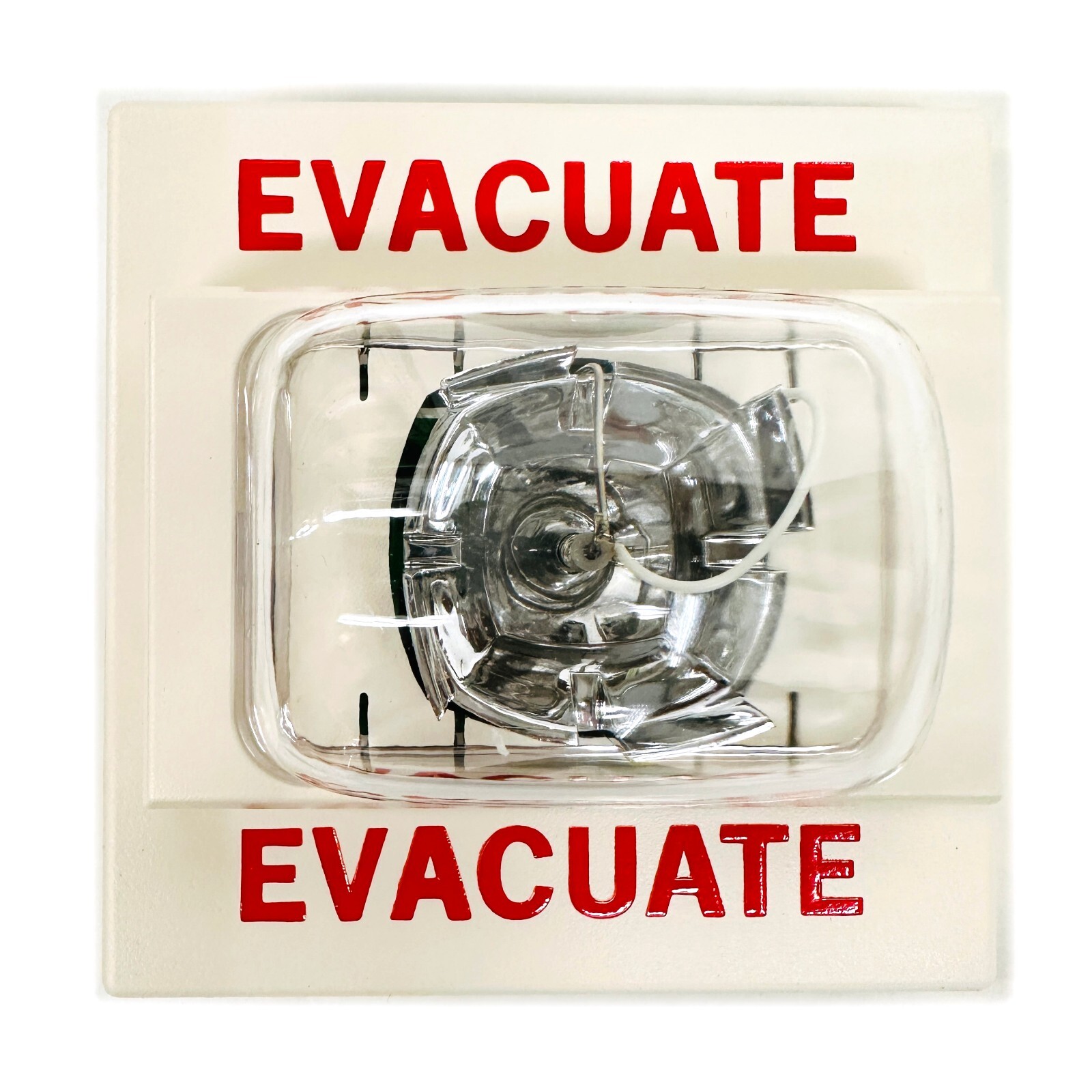 Faraday 2700B2124AA Stand Alone Strobe Evacuate 500-648644FA White – Made in USA