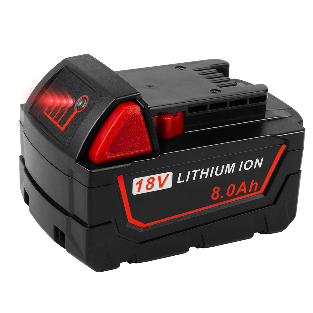 2PACK for M18 Battery Lithium Extended Capacity 8.0Ah For Milwaukee