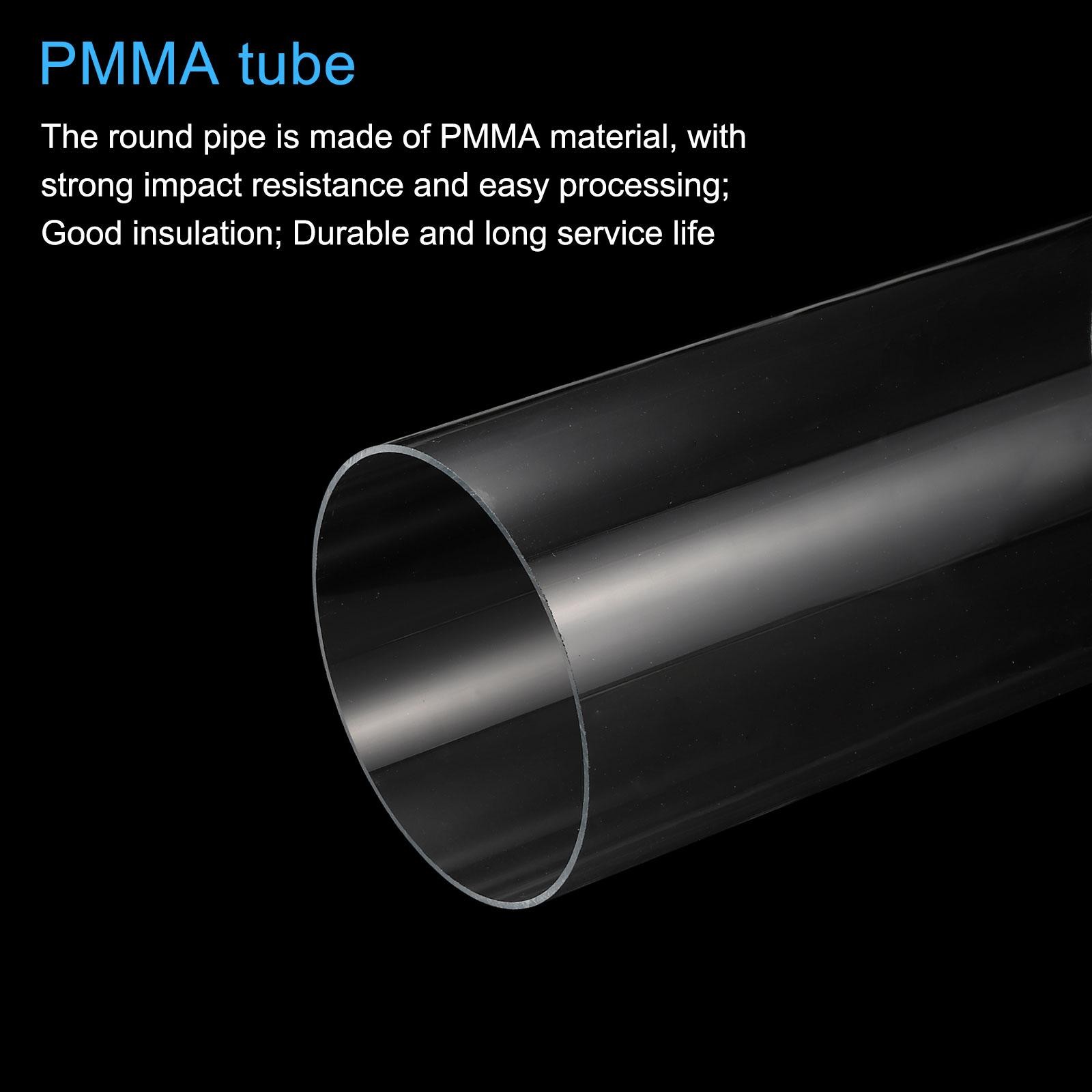 Acrylic Pipe Clear Rigid Tube 145mm ID 150mm OD 14″ for Lamps and Lanterns
