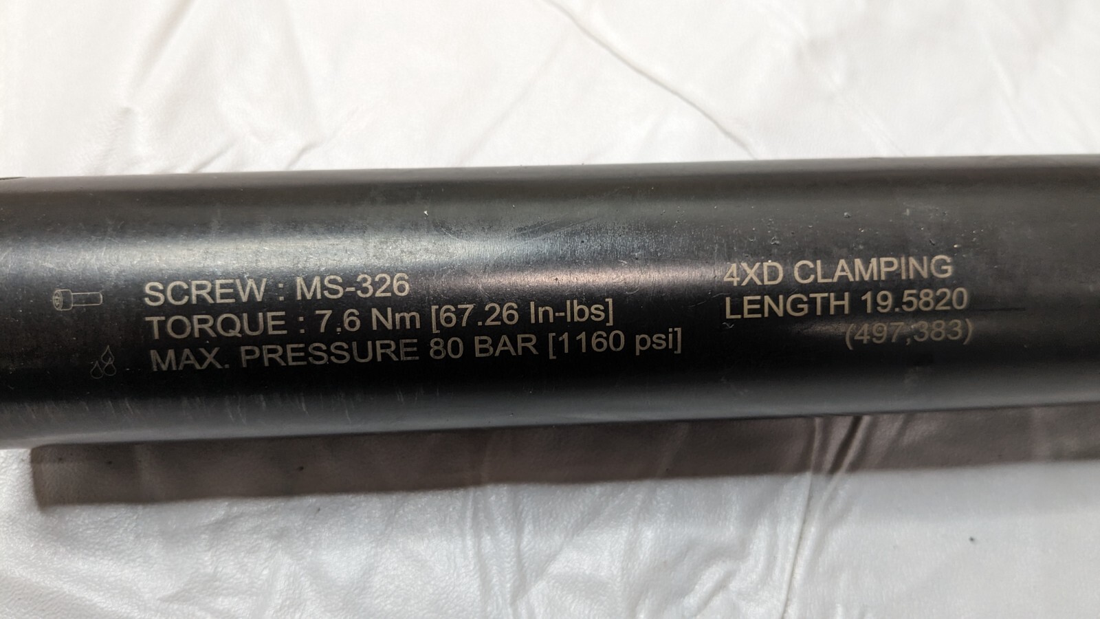 Kennametal Boring Bar Through Coolant 40.00 mm Min Bore 10XD D24HBB21 6517217