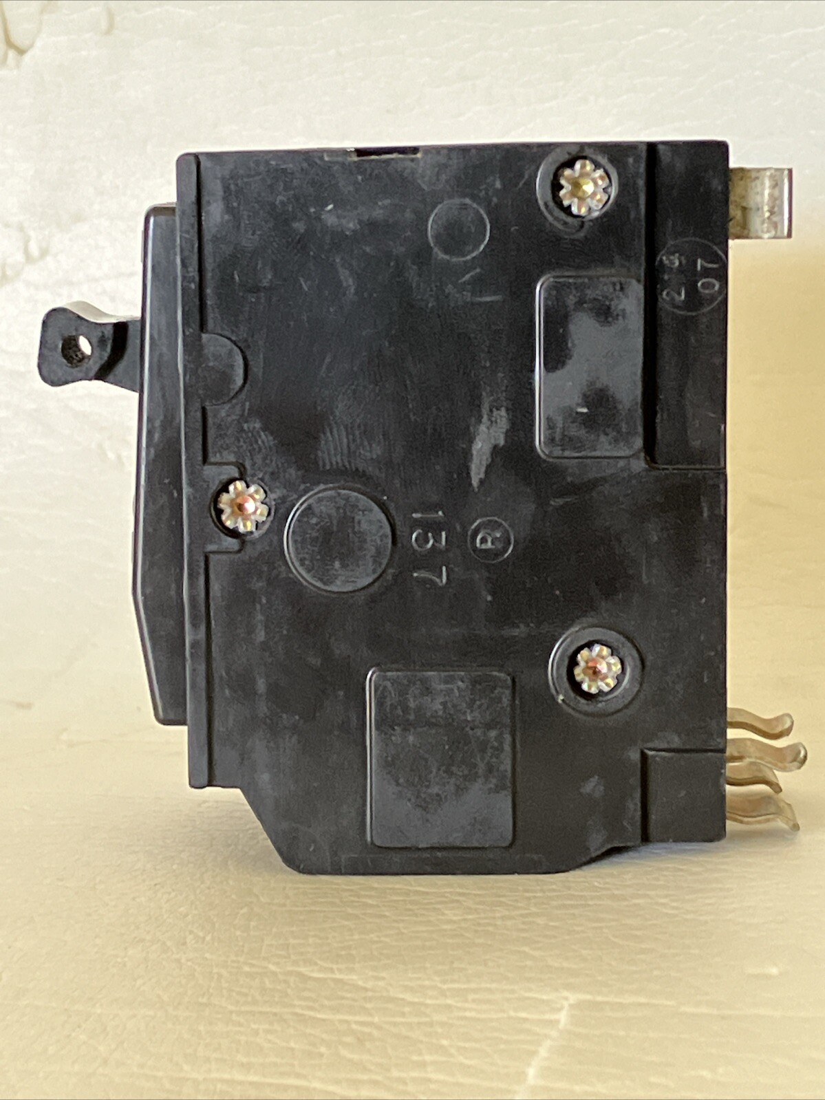 Square D Circuit Breaker QO 60A 2 pole Black Face QO260 Trip Flag Window