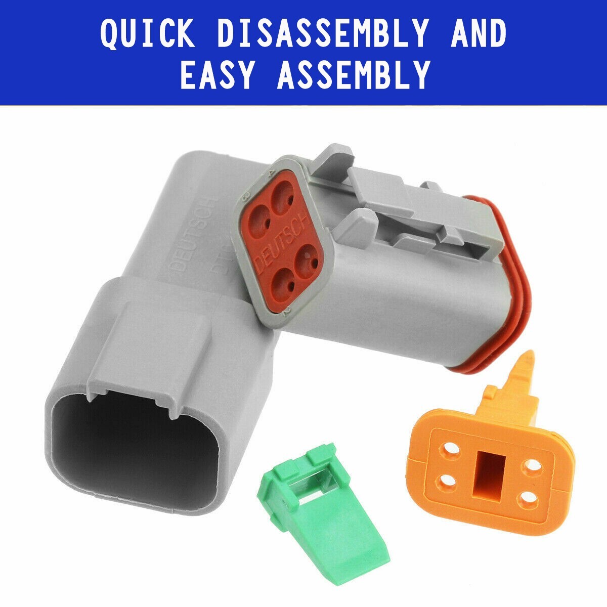 1750PCS Genuine Deutsch Connector Kit Stamped Contacts For 14/16/18/20 GA.WIRE
