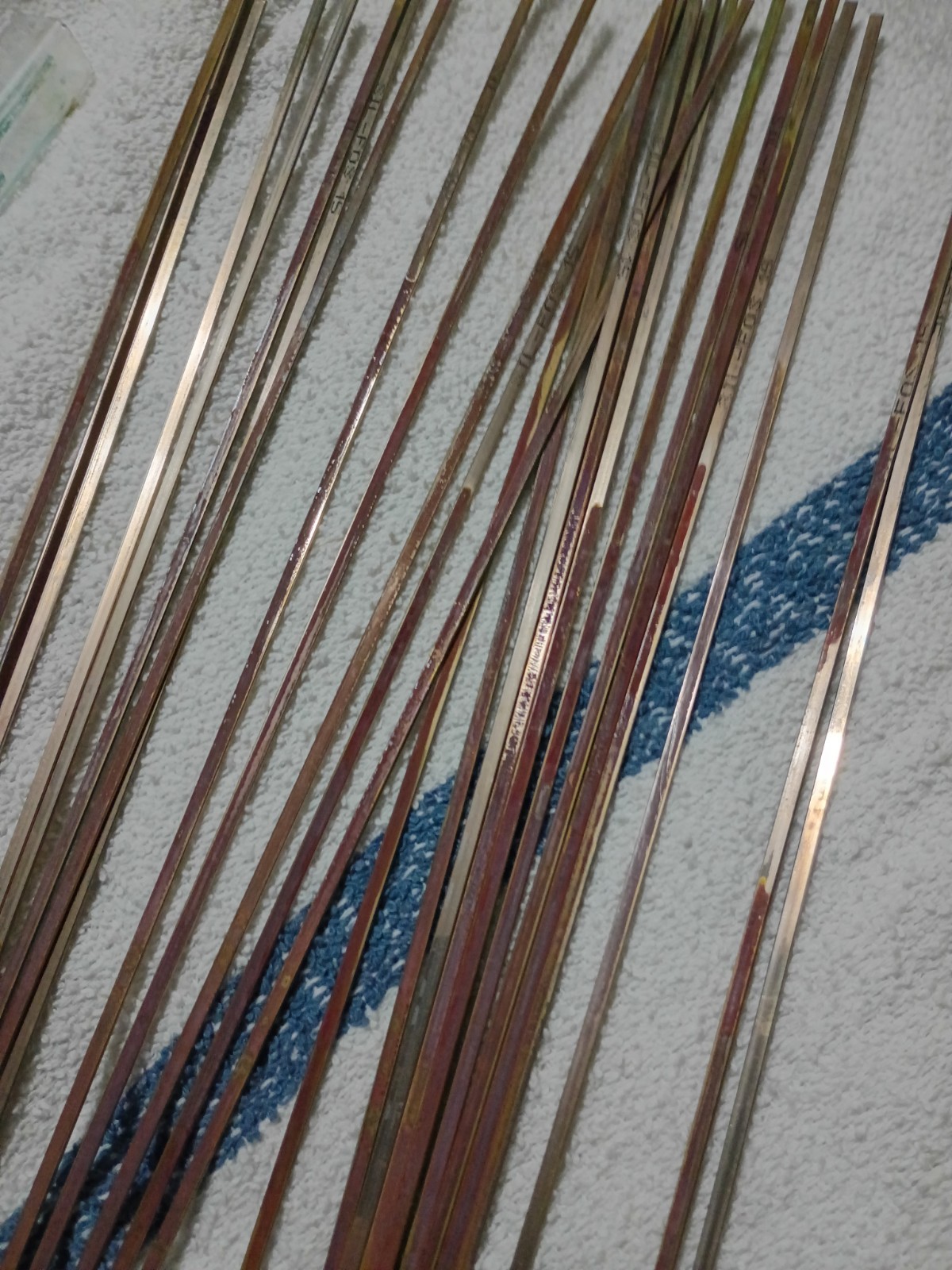 95150 Lucas Milhaupt Sil Fos Silvaloy 15% Silver Solder 28 Rods 1 pound solder