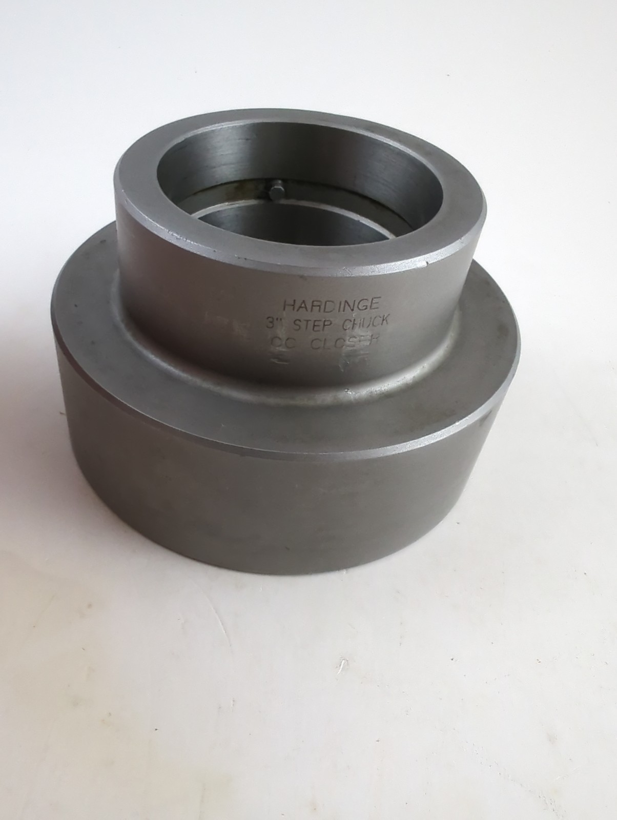 HARDINGE 3″ OC STEP COLLET CHUCK CLOSER TAPER MOUNT O.C. EDC DEEP