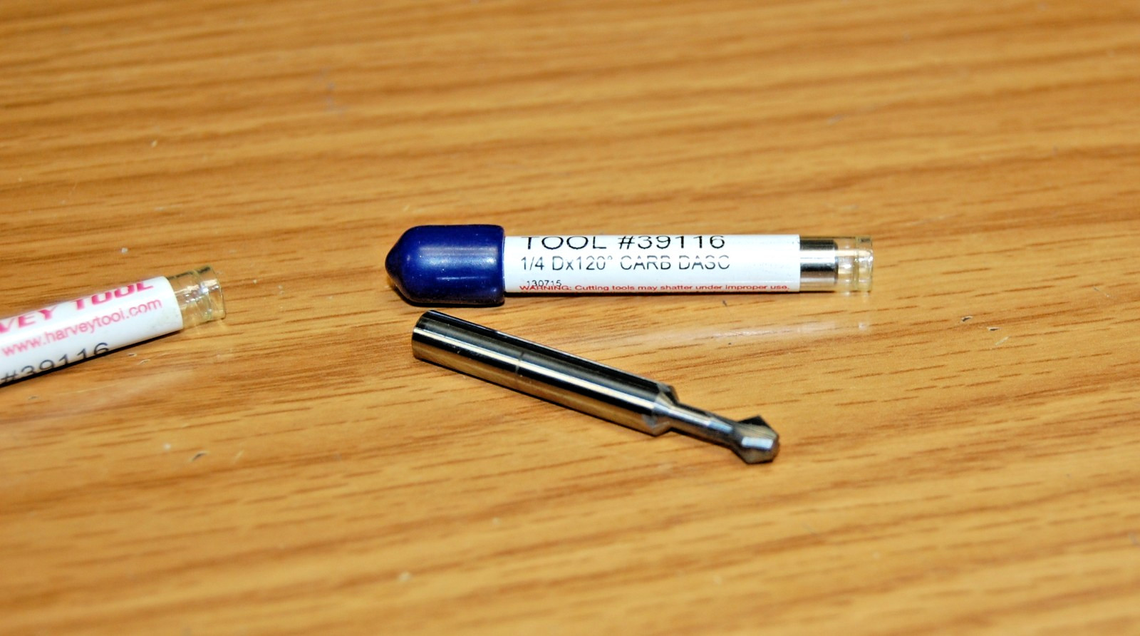 1/4″ DOUBLE ANGLE SHANK CUTTER 4 FLUTE CARBIDE HARVEY# 39116