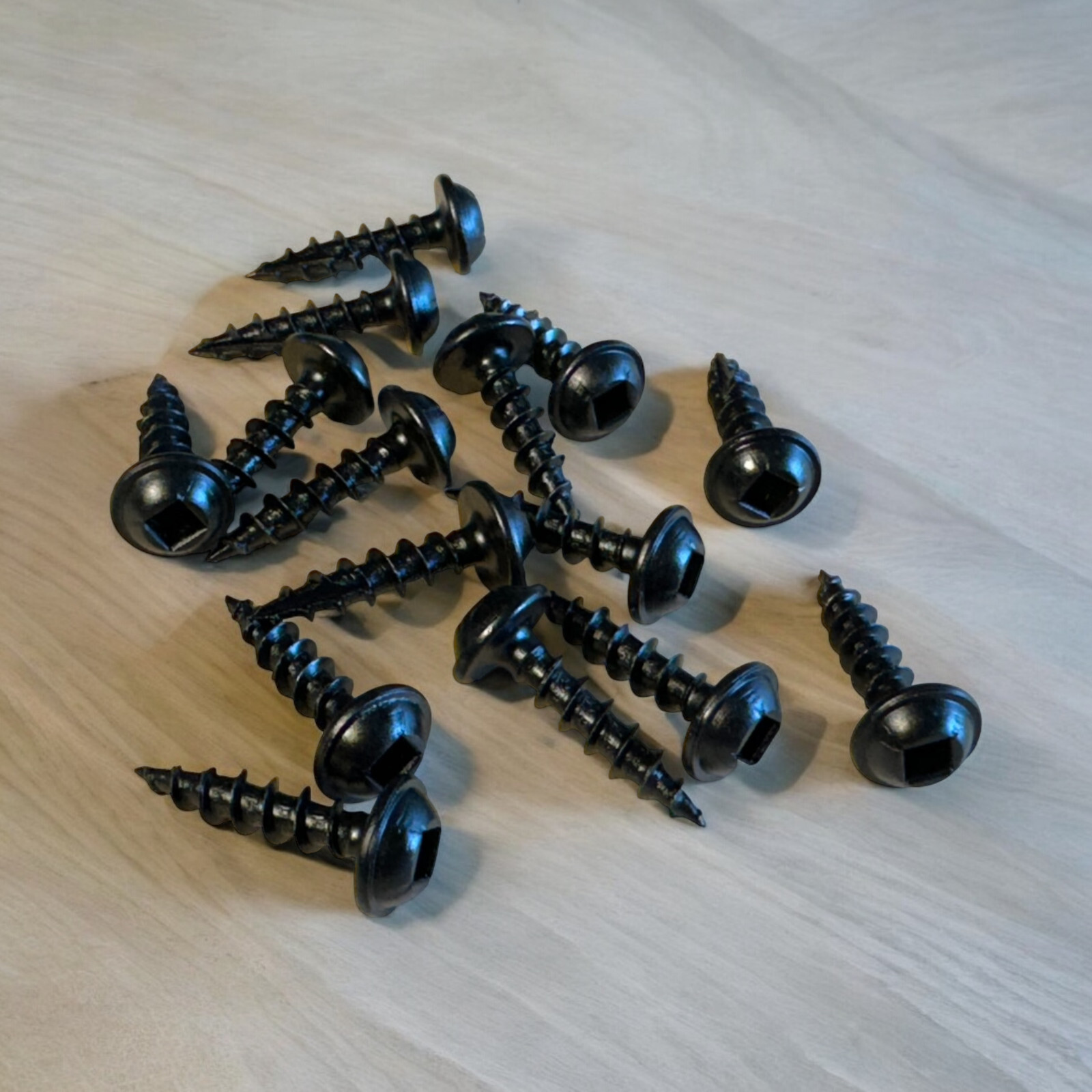 Black Pan Head Screws #6×1/2″, #6×5/8″ QTY 250 pack, #8×3/4″ QTY 200 pack