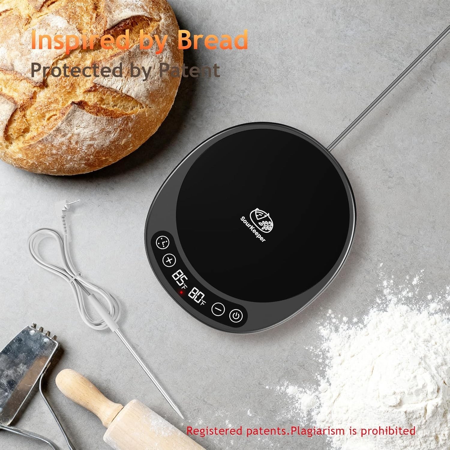 SourKeeper, Larger 2-in-1 Sourdough Starter Warmer Pro – 2026 Upgrade Larger …