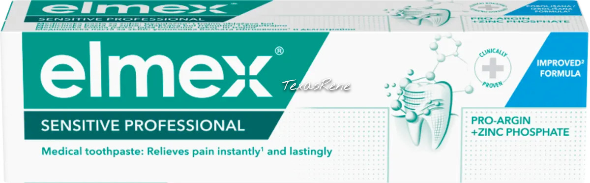 2x Elmex Sensitive Professional Toothpaste 75ml (2.54floz)