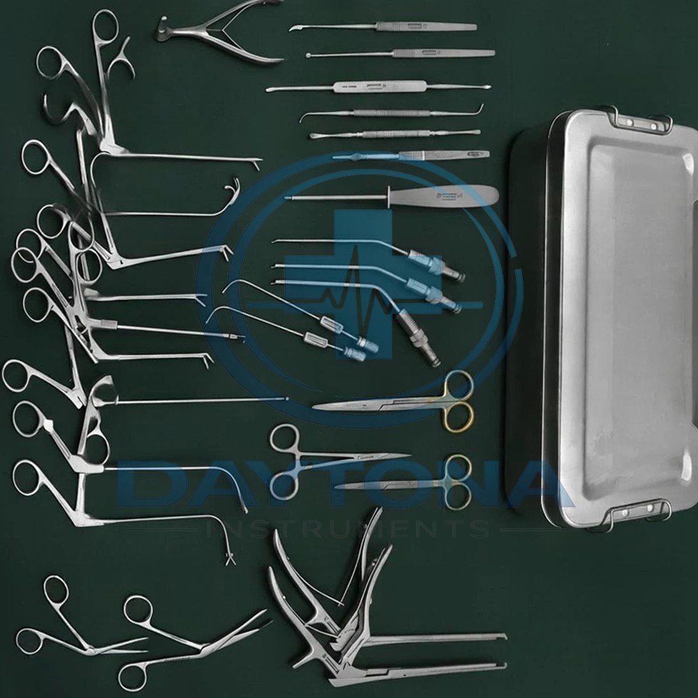 Fess Instruments Set, Complete Set of Endoscopic Sinus Surgery Instruments