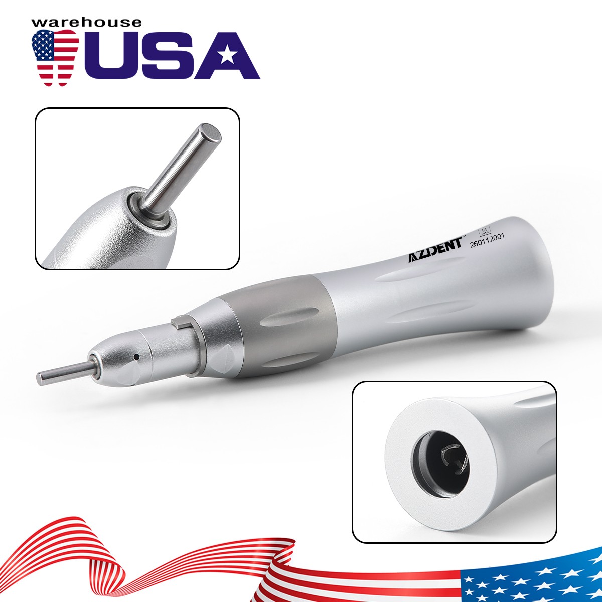 Dental External Spray Low-Speed Straight Handpiece External spray E-type connect