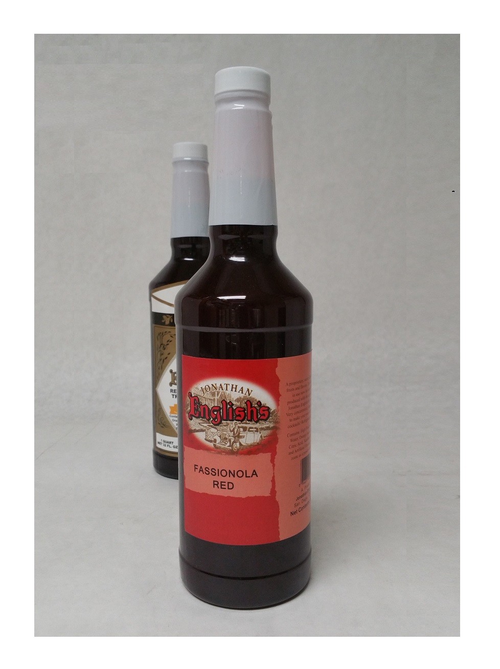Jonathan English FASSIONOLA RED Original Tropical Tiki Drink Mixer Syrup