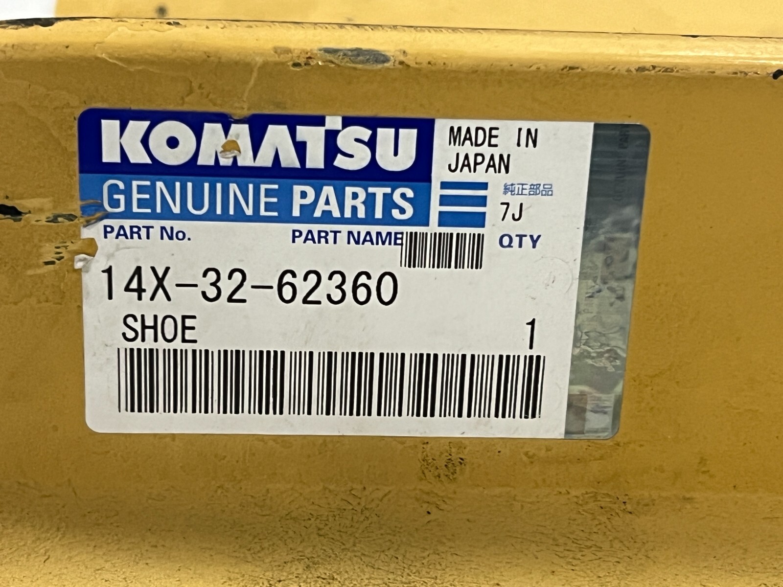 Komatsu Track Shoe 14X-32-62360 For Dozer