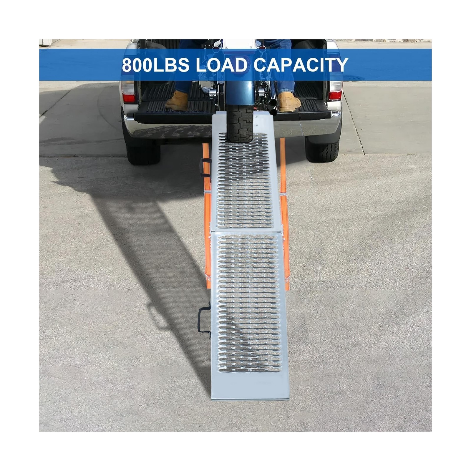 81.88 inches Long and 10.55 inches Wide Heavy Duty Folding Loading Ramp, 1500…