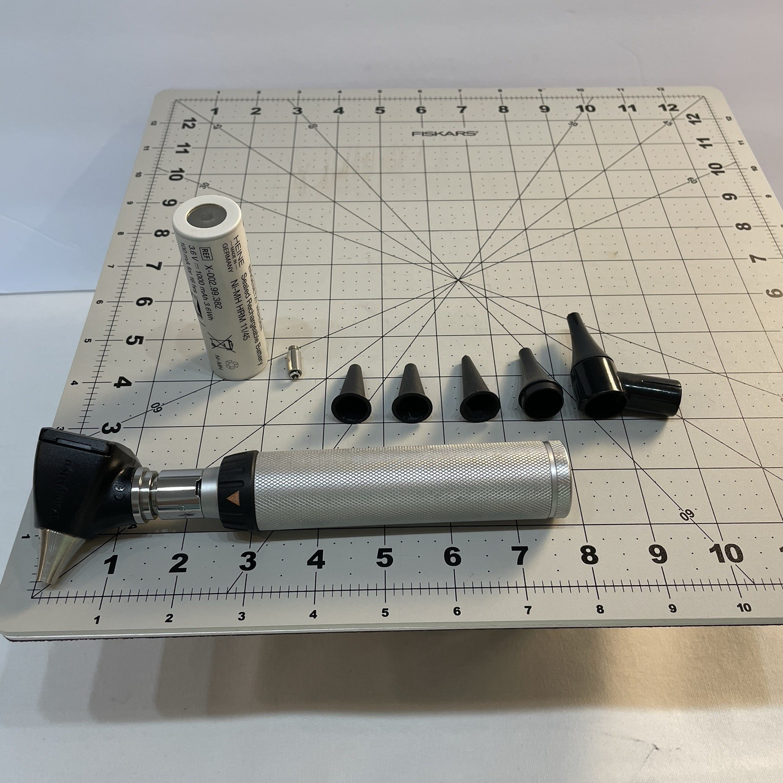 HEINE BETA Welch Allyn Otoscope Rechargeable Handle Set -AS IS Untested-Parts
