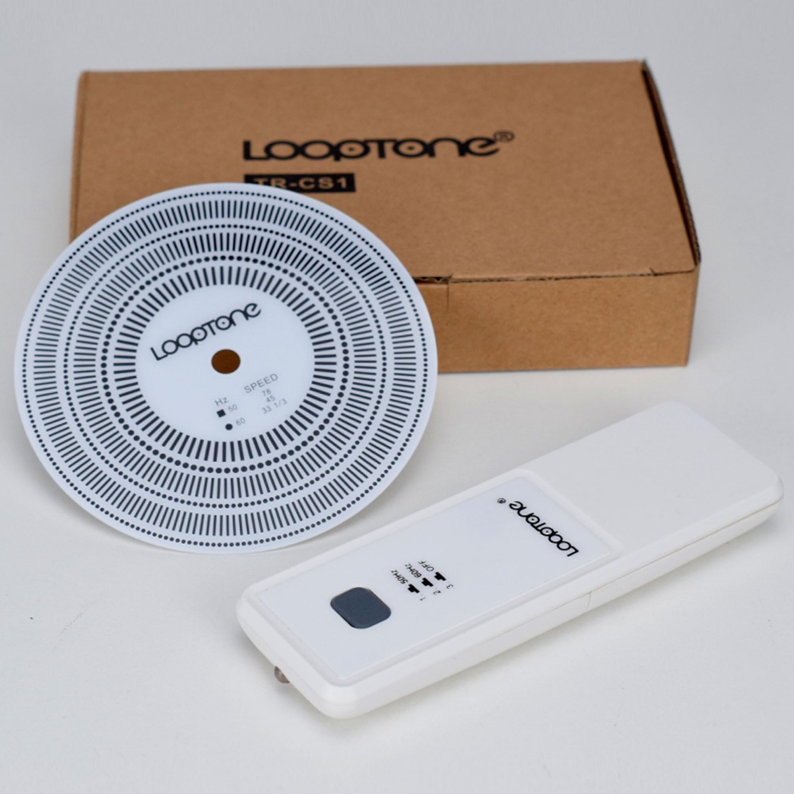 LoopTone LP Vinyl Turntables Tachometer Disc and Strobe 15.2*10.7*3cm