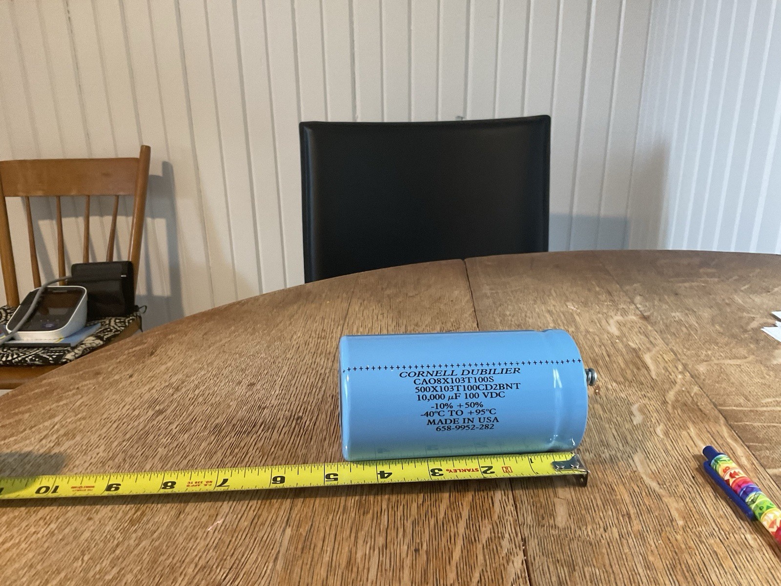 Cornell Dubilier Capacitor 10000 Uf 100 Vdc. Computer Grade! Hard to Find.. NOS
